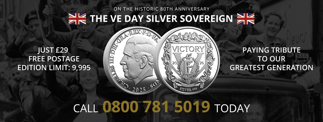 2025 VE Day 80th Anniversary Silver Sovereign 